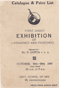 Cataloge of first exhibition